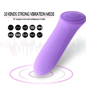 G Spot Mini Bullet Vibrátor Vibrátor Masér 10 Rychlost Vibrační Klitoris Stimulace, Vodotěsné Erotické Sexuální hračky Pro Ženy, Lesbické