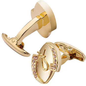 HAWSON Novinka Luxusní manžetové Knoflíčky pro Muže Světle Šampaňské Crystal Manžetový Knoflík Vysoce Kvalitní Pánské Accessoire Nejlepší Dárek pro Svatbu