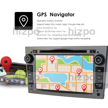 Hizpo 2 Din 4G 64G Android 10 Auto DVD, Rádio, Stereo Přehrávač Pro Opel Astra H G J Vectra Antara Zafira Corsa Vivaro Meriva Veda GPS