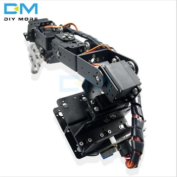 Hliníkové Robot 6 DOF Arm Dráp Mount Kit Mechanické Robotické Paže Svorka Dráp Mount Electronice kit pro Arduino DIY Robot Díly