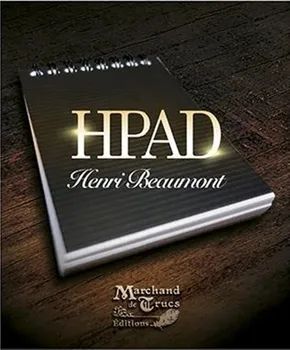 HPad Henri Beaumont (DVD S Trik ) kouzelnický Trik A7 Notebook Magické Rekvizity Close-Up Fázi Magie, Mentalismu trucos de magia