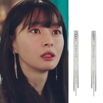 Hvězda Styl 2020 nové módní Střapec Náušnice Li Tai Yuan korejské Drama Elegantní a kvalitní Náušnice
