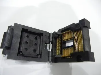 IC51-0804-819-1 QFP80P IC Testovací Zásuvky 0,8 mm Rozteč tělesné velikosti 14x20mm LQFP80 Yamaichi Hořet v Zásuvka