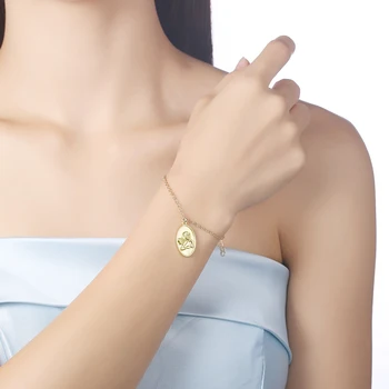 INALIS Zlaté Barvy Ženy Náramek Vynikající Tvar Vejce Kreativitu Design Náramky nejprodávanější Šperky Párty Dárek Pro Přítelkyni