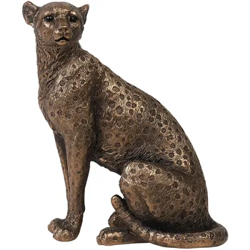 Jaguar Sochařství Ozdoby Intenzivní Leopard Sochy Divoké Zvíře Víno Kabinet Dekorace Pryskyřice Řemesla pro Domácí Dekor 2021 Nové