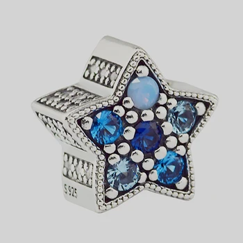 Jasná Hvězda Kouzlo Multi-Barevné Korálky pro Stříbro 925 Původní Kouzlo Náramky Ženy Šperky DIY Crystal Korálky pro Výrobu Šperků