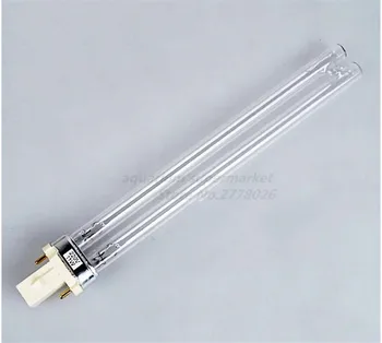 JEBO UV Sterilizátor Vody, Filtr, Světlo, Trubice Náhradní 2-pin G23 Základny Lineární Twin Trubice UV-C Germicidní Ultrafialové Světlo Trubice