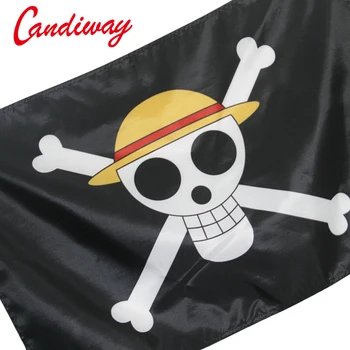 Jeden Kus slaměný klobouk piráti trubka banner vlastní rekvizity COSPLAY animace kolem velkoobchod piráti vlajka 3 X 2 metry NN127