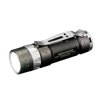 JETBEAM RRT03 8 Režimů 1400LM XP-G3/219C LED+RGB 4-Barva Světla Taktická Svítilna IPX8 Vodotěsné EDC Pochodeň + mezikroužek