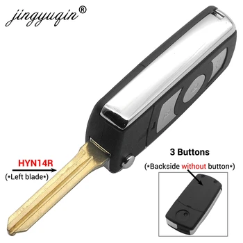 Jinyuqin 3/4 Tlačítka Upravené Flip Skládací Klíč Dálkového Případě Shell Pro Kia Hyundai Sonata klíčenky Případě
