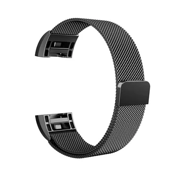 JRGK Milanese Smyčky Popruh Pro Fitbit Charge 2 Band Náhradní Náramek Odkaz Náramek Magnetické Nerezové Smart Band Nahradit Pás