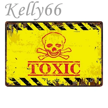 [ Kelly66 ] Pozor Zombie Nebezpečí Uchovávejte Mimo Kovové Znamení, Festival, Strana, Plakát veřejné Decor Bar Umění Nástěnné Malby 20*30 CM Velikost Dy30