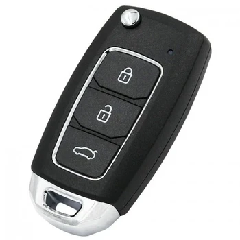 KEYECU Inovované Skládací Klíč Dálkového Fob 3 Tlačítko 433MHz ID46 pro Hyundai Starex H-1 H1 2008-P/N: 81996-4H400 819964H400