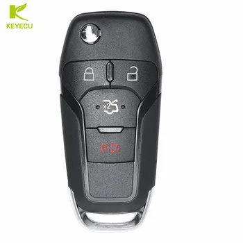KEYECU Nové Náhradní Inteligentní Dálkové Flip Klíč Keyless Entry Fob 4Buttons 315MHz pro Ford Fusion 2013-2018 FCC ID: N5F-A08TAA