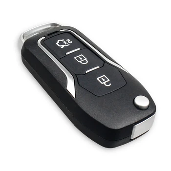 KEYYOU 3 Tlačítka Upravené Filp Auto Dálkové Klíč Shell pro Ford Mondeo Focus Fiesta C Max S Max Galaxy Keyless Entry Fob Případě
