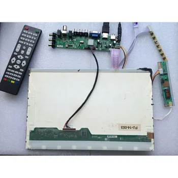 Kit Pro LP150X06-A2/LP150X06-A3 1024X768 30pin desce Řadiče dálkový ovladač DVB-T 1 CCFL LCD Panel Digitální HDMI TV VGA, USB, AV 15