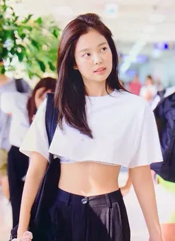 Korejské kpop Celebrity letní nové černé volné ležérní Vysokým pasem rovné kalhoty ženy Harajuku High street volné Pevné kalhoty