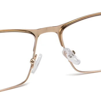 Kovové Obchodní Brýle Na Čtení Anti-Modré Světlo Brýle Titanové Slitiny Rám Dalekozrakosti Brýle Ochrana Očí Péči O Brýle
