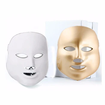 Krása Photon LED Obličejové Masky, 7 barev Světla Terapie, Péče o Pleť, Omlazení Vrásek, Odstranění Akné Face Beauty Spa