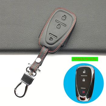 Kůže klíče od auta pouzdro klíč kryt Pro Chevrolet Malibu XL Trax Summer Pro Nový Cruze 2016 2017 auto kryt Auto peněženku chránit shell