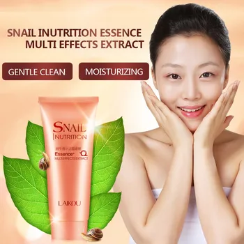 LAIKOU Snail nutrition Essence Multi Účinky obličejové čističe Gelu, Ošetření Akné, Pupínky Lift Zpevňující Odstranit černé tečky