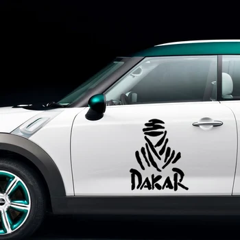 Langru 2x Dakar Rally Auto Příslušenství Truck SUV Auto Dveře Tool Box Nálepka Vtipné Vinyl Obtisk Dekor JDM