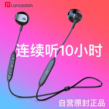 Langsdom L5C Bluetooth Headset 5.0 s Magnetickým Spínačem Sluchátko Subwoofer Sportovní Bluetooth Sluchátka Extra dlouhá pohotovostní HD volání