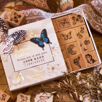 Le Petit Prince série dekorace razítko motýl Tráva dřevěná razítka pro scrapbooking papírnictví DIY řemeslo standardní těsnění