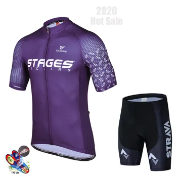 Letní Nového STRAVA 2020 Pro Cyklistické Jersey Sada Prodyšné Závodní Cyklistické Oblečení Horské Kolo, Cyklistické Oblečení Oblek Pro Muže
