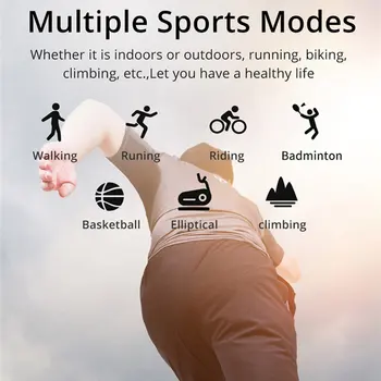 LOKMAT Chytré Hodinky Sport-Monitor Srdečního tepu, Voděodolný Fitness Náramek pro Smartwatch Bluetooth Pro Android, Apple IOS Xiaomi