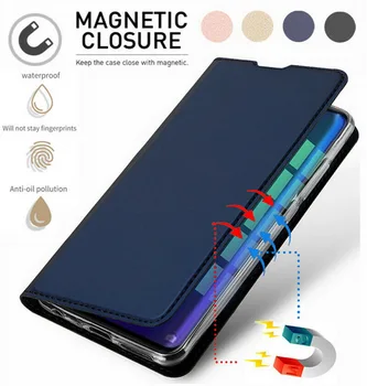 Luxusní Magnetické Napětí Flip Peněženka Pouzdro Pro Xiaomi Mi 10 Poznámka 10 A3 Držitele Karty Kůže Kryt Pro Redmi Note 8 8T 7 5 K20 8A 7A