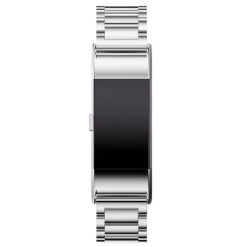 Luxusní Náhradní Nerezové Oceli Hodinky Kapela Popruh Pro Fitbit Charge 2