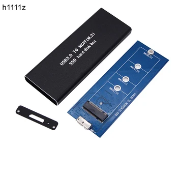 M2 SSD Případě NGFF SATA M. 2, USB 3.0 SSD Pevný Disk Případě, že Externí Pevný Disk Kabiny Pro 2230 2242 2260 2280 M. 2 NGFF SATA SSD