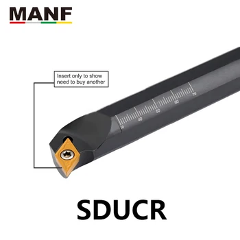 MANF soustružnické nástroje 12mm S16Q-SDUCR07 CNC Soustružení Šroub Soustruhu, Frézy Nudné Baru Zpracování Upnuté Vnitřní Soustružení Nástroj Držitele