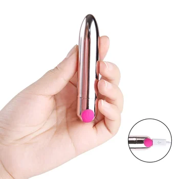 Mini Bullet Vibrátor, USB Nabíjecí Vibrátor Vibrátor Stimulátor Klitorisu Vibrační Masturbátor Pussy Masér Sexuální Hračky pro Ženy