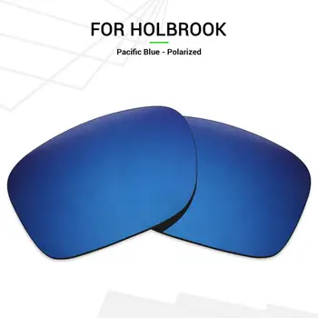 Mryok Anti-Scratch POLARIZOVANÉ Náhradní Čočky pro-Oakley Holbrook OO9102 sluneční Brýle Pacific Blue