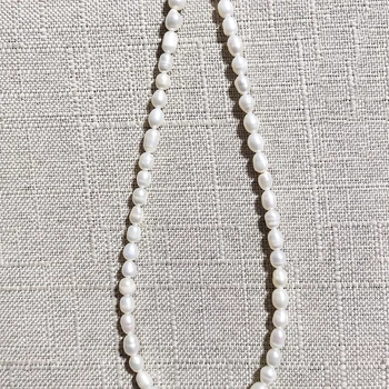 Módní Jednoduché Přírodní Sladkovodní Pearl Náhrdelník Vlastní Osobní Dopis, Krátké Příslušenství Classic Pearl Šperky Boutique