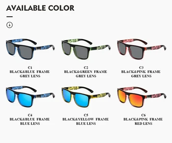 Módní Polarizované sluneční Brýle Muži Ženy Luxusní Značky Návrhář Řidičské Sluneční Brýle Mužské Náměstí Brýle UV400 Oculos Hot Prodej