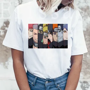 Naruto Harajuku Legrační Karikatura T Tričko Ženy Módní Japonské Anime T-shirt Sasuke Ullzang Graphic Tshirt 90 ženy t košile
