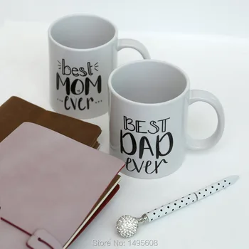 Nejlepší Máma na světě Hrnek na Kávu - Den matek -Nejlepší Táta na světě ,Dárek Pro Rodiče - Rodina Číslo Hrnky - Hrnky, dárky pro páry