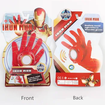 Nejnovější Iron Man Hračky Anime The Avengers Ironman Rukavice Vysílač Zvuk, Světla, Figurky, Kreativní Hračky Chirstmas Dárky