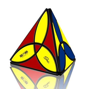 Nejnovější QiYi MoFangGe Jetel Pyramidy Magic Cube 3 List Čtyřstěn Cubo Magico 4 Barvy, Puzzle, Hračky Dárek Pro Děti, Děti, Dárky