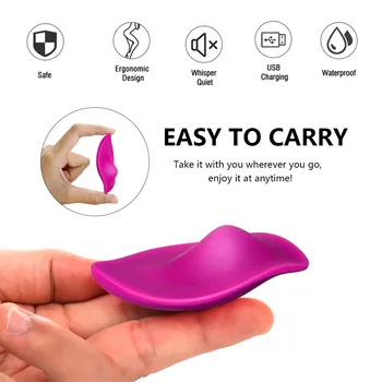 Neviditelné Nošení Vibrátor Bezdrátové Dálkové Ovládání Klitoris Stimulátor Sexy Kalhotky Orgasmu G-bodové Vodotěsné Sex Hračka pro Ženy