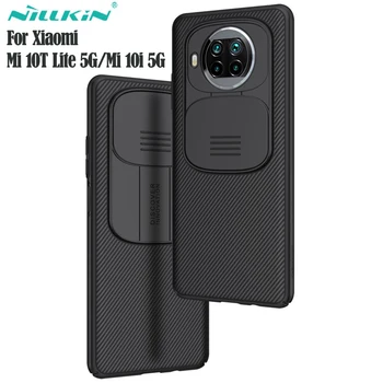 NILLKIN CamShield Pouzdro Pro Xiaomi Mi 10i Mi10i 5G Posuňte Fotoaparát Kryt na Ochranu Soukromí Zadní Kryt Pro Xiaomi Mi 10T Lite 5G