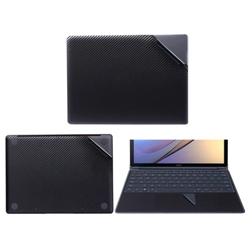 Notebook Samolepka pro Huawei MateBook 13 X Pro Rok 2020 Černého Uhlíku Notebook Notebook Obtisk Kůže pro Huawei Matebook D14 D15 2020 Pokrýt