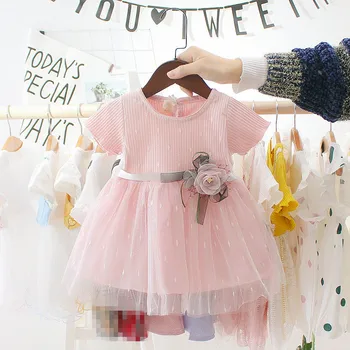 Novorozeně Dívka Šaty pro Dívky 1 Rok Narozeniny Šaty 2020 Nové Módní Roztomilý Princezna Šaty Baby Dětské Oblečení Batole Šaty