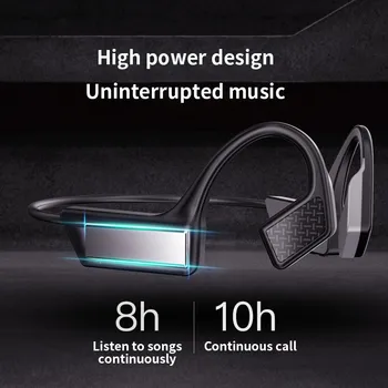 Nové Bluetooth 5.0 Bezdrátové Sluchátka Kostní Vedení Není In-Ear Headset Sportovní Sluchátka s Mikrofonem Handsfree Headsety