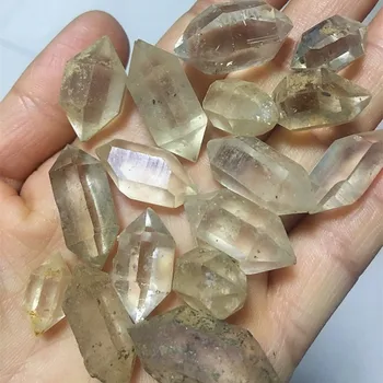 Nové Herkimo Crystal Flash Diamant Přírodní Bílá Crystal Double Špičatý Kámen Částice