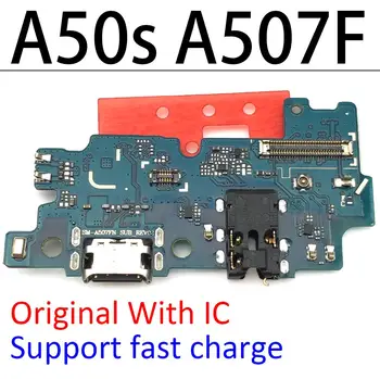 Nové Nabíjecí Port Konektor Board Díly Flex Kabel S Mikrofonem Mic Pro Samsung A50 A505F A50S A10S A20S A30S