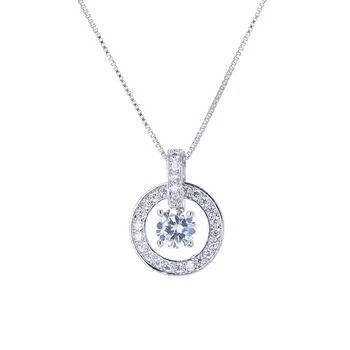 Nové Originální Krystaly od Swarovskis 925 stříbro temperament sladké bell duté náhrdelník Pro Ženy, Ženské Náhrdelníky Strana dárek